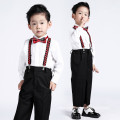 Hand Made High Quality Designer Fashion Sweat Slim Fit Flower Boy Overalls for Wedding